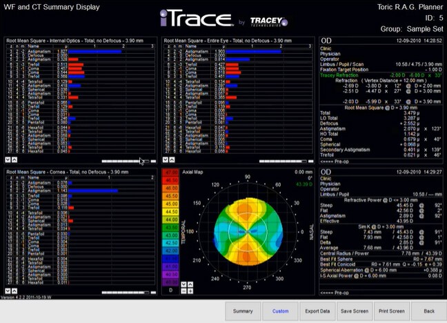 iTrace 4 display in 2008 from Tracey Technologies
